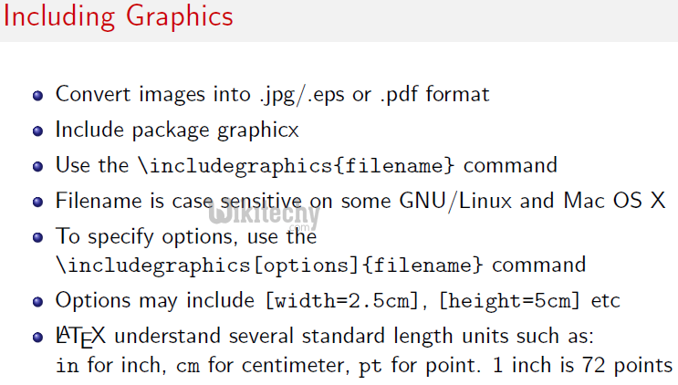 learn latex - latex tutorial - latex graphics - latex example programs